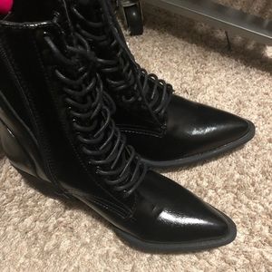 Black boots